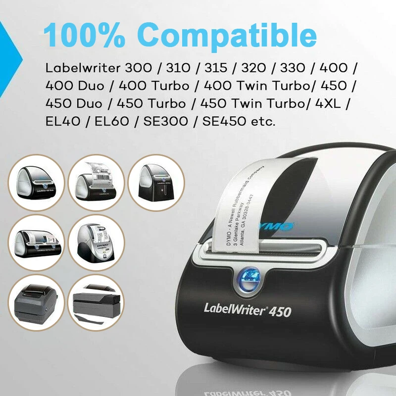 99012 термобумажная наклейка 36 мм * 89 для Dymo LabelWriter рулон этикеток DYMO 450 Turbo |