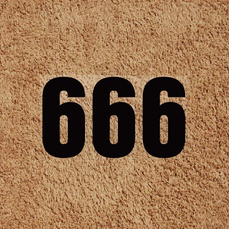 

Модные индивидуальные наклейки 666 с цифрами, Водонепроницаемые Светоотражающие наклейки для автомобилей и мотоциклов, 17,5 см x 10 см