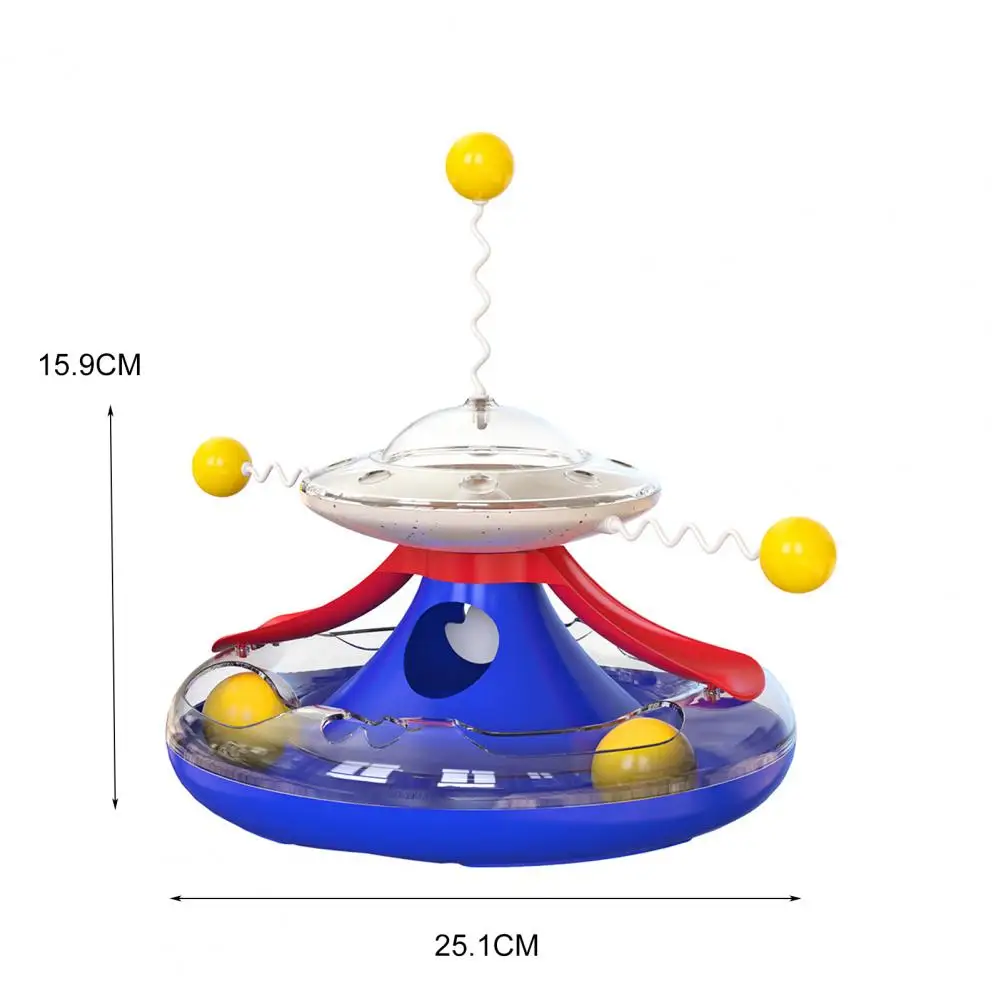 

Enjoyable Cats Toy Rotating Interaction ABS Pet Kitten Pet Toy Turntable Toy for Pet Cats Interactive Toys Accessories Supplies