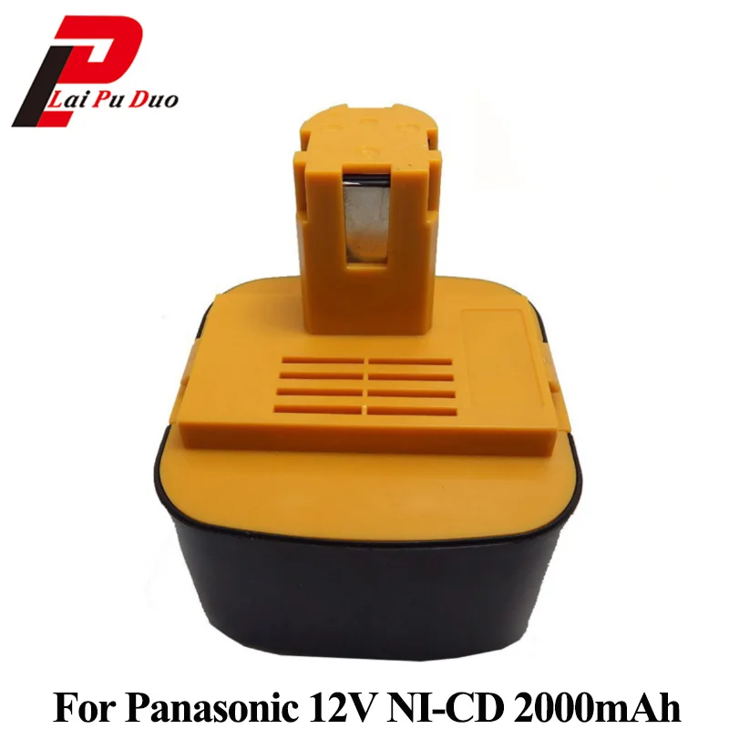 Сменная батарея для электроинструмента 2.0Ah 12В Ni CD Panasonic: EY9200 PA1204N EY9200B EY6100FQKW