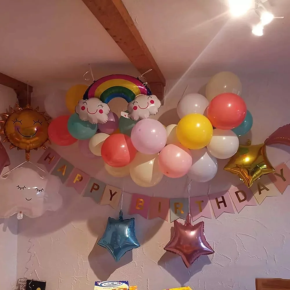 Детская одежда ярких цветов радужные воздушные шары комплект для детей подарок