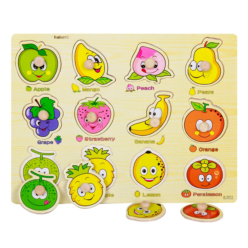 Детская игрушка Romberti материал Монтессори деревянная головоломка/ручка Набор