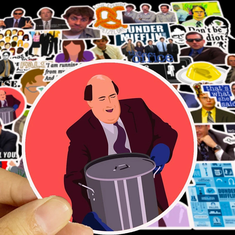 103050pcspack classic tv show the office stickers for motorcycle notebook computer car diy children toys guitar refrigerator free global shipping