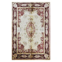 4 5x6 5 handwoven silk carpet oriental persian design sofa rug