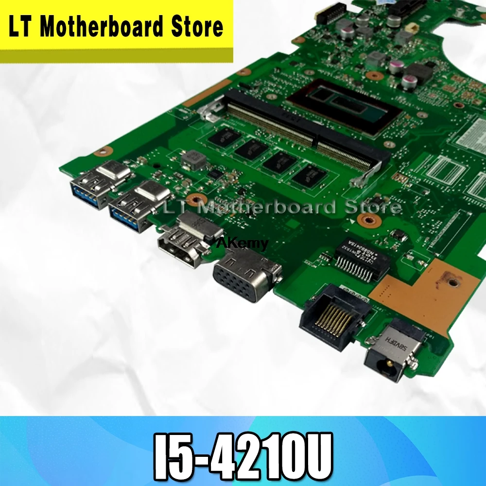 X555LA материнская плата для For Asus X555LD X555LP X555L X555 ноутбука I5 4210U 4GB RAM mianboard 100% ТЕСТ