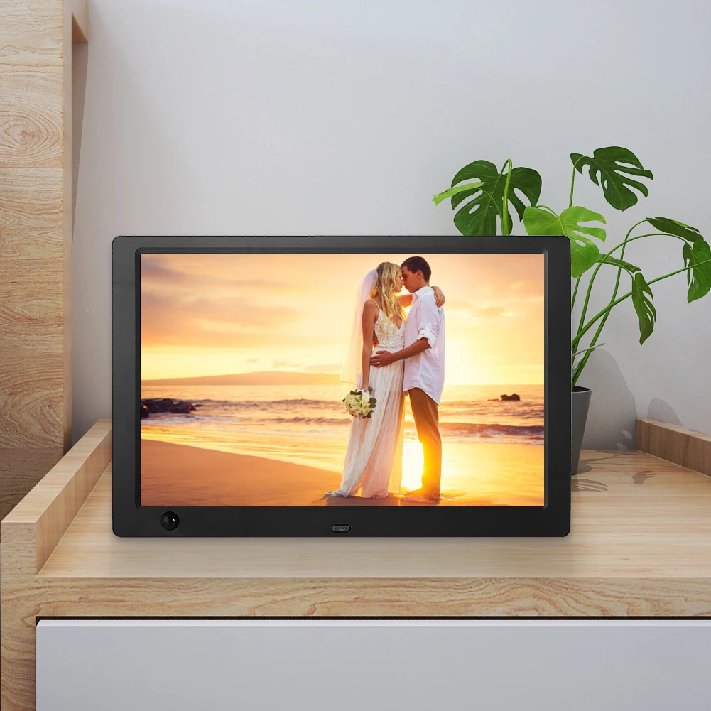 10 дюймовый светодиодный ips Экран цифровая фоторамка легкость переноски без