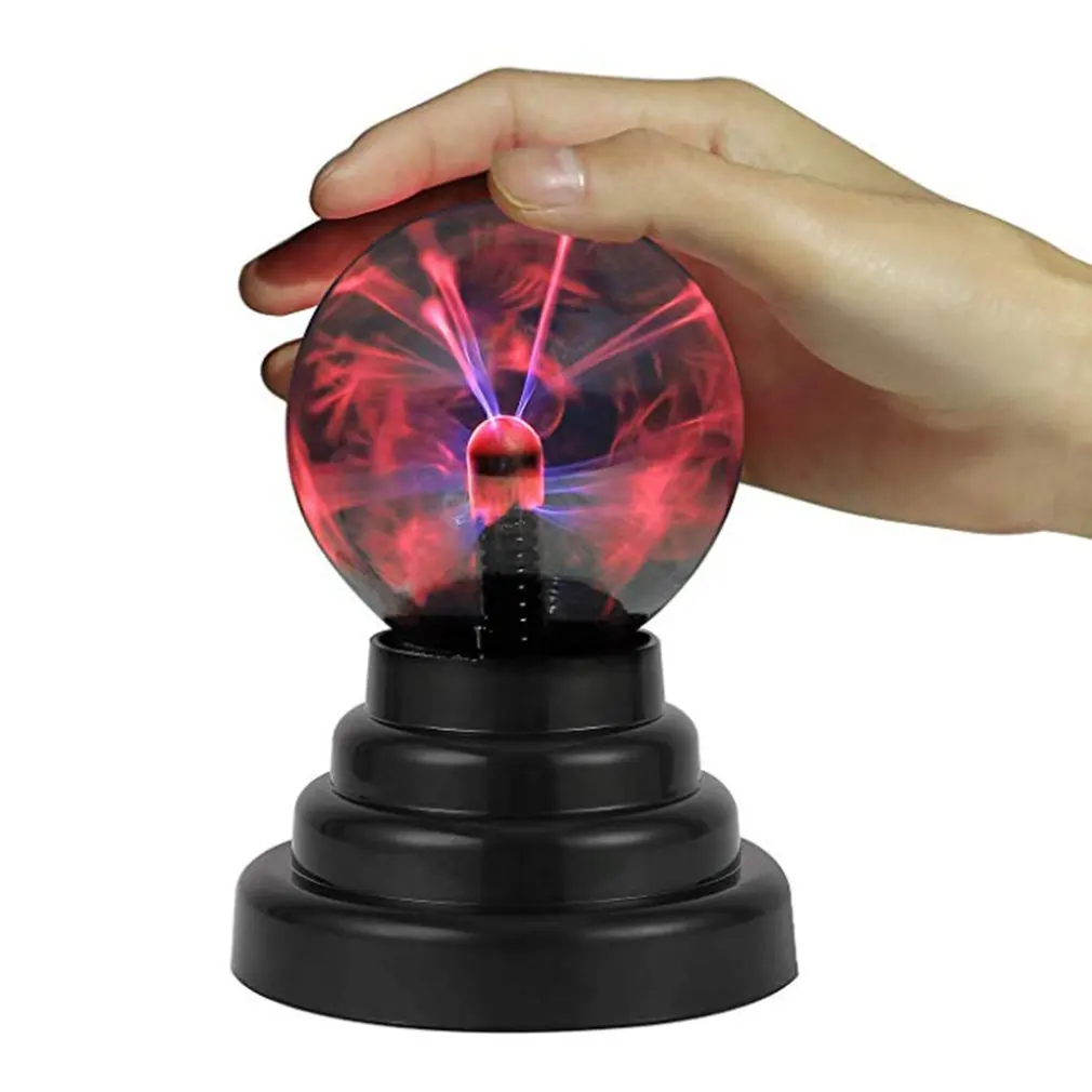 

Hde Plasma Ball Lamp Light Touch Sensitive Nebula Sphere Globe Novelty Toy Usb Or Battery Powered Magic Static