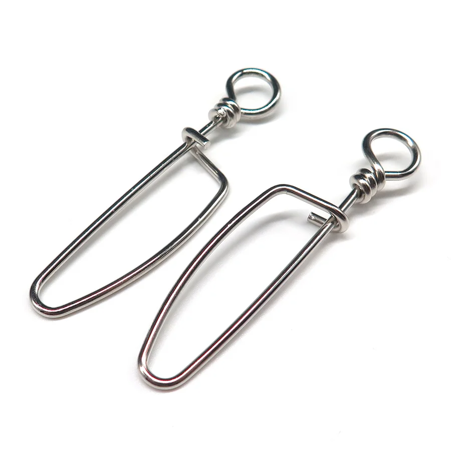 

Free Shipping 1000 PCS Stainless Steel Arc Clips Pins Fishing Swivel Snap Hook Connector Accessories Wholesale