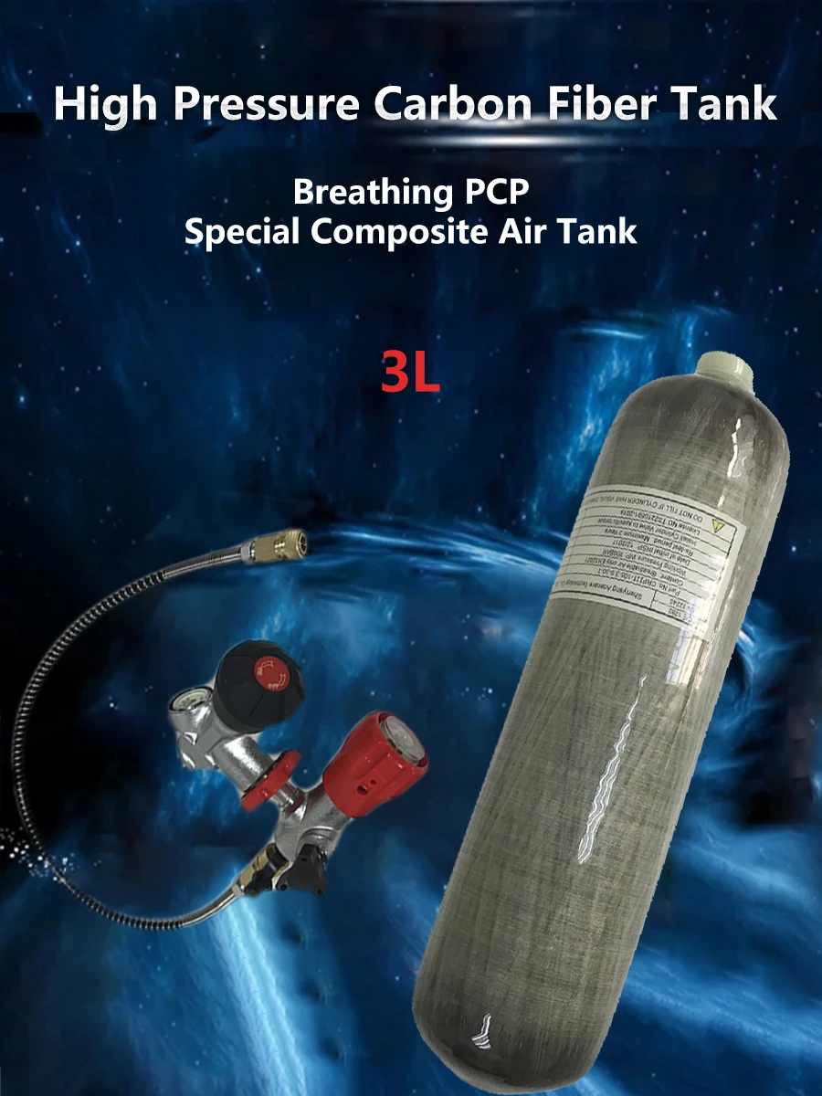 AC103301 цилиндр Pcp пневматическая винтовка 3л 4500Psi акваланга подводная пушка углеродное волокно клапан акваланга бак Acecare