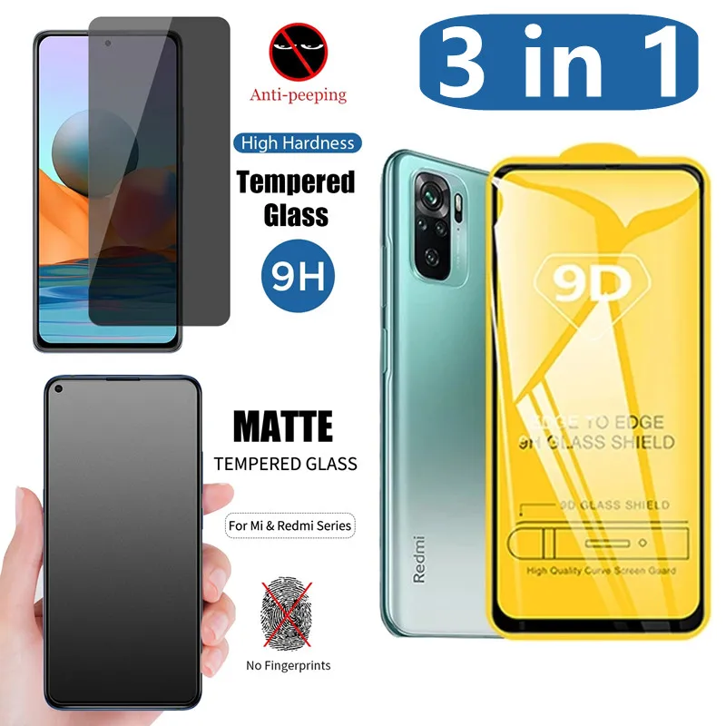 

Закаленное стекло для Xiaomi Redmi Note 9/10/8 Pro/10S/9S/9T/9A/9C, защитная пленка 9D для Xiaomi Poco X3/M3 Pro/F3, матовое