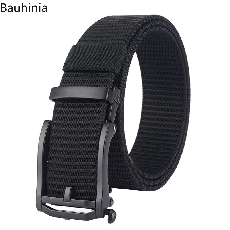 

Bauhinia Brand Casual Men's 120*3.4cm Canvas Belt High-quality Breathable Jeans Tactical Belt 2021New