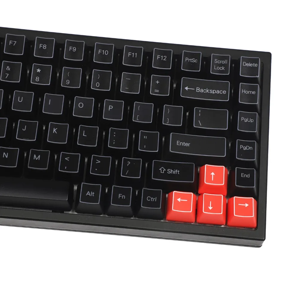YMDK ABS ANSI ISO боковая подсветка верхняя подсветка 1,5 мм толщина блеск через Keycap только набор ключей для YMD75 KBD75 Keycool 84 KBD67 XD64 GK64