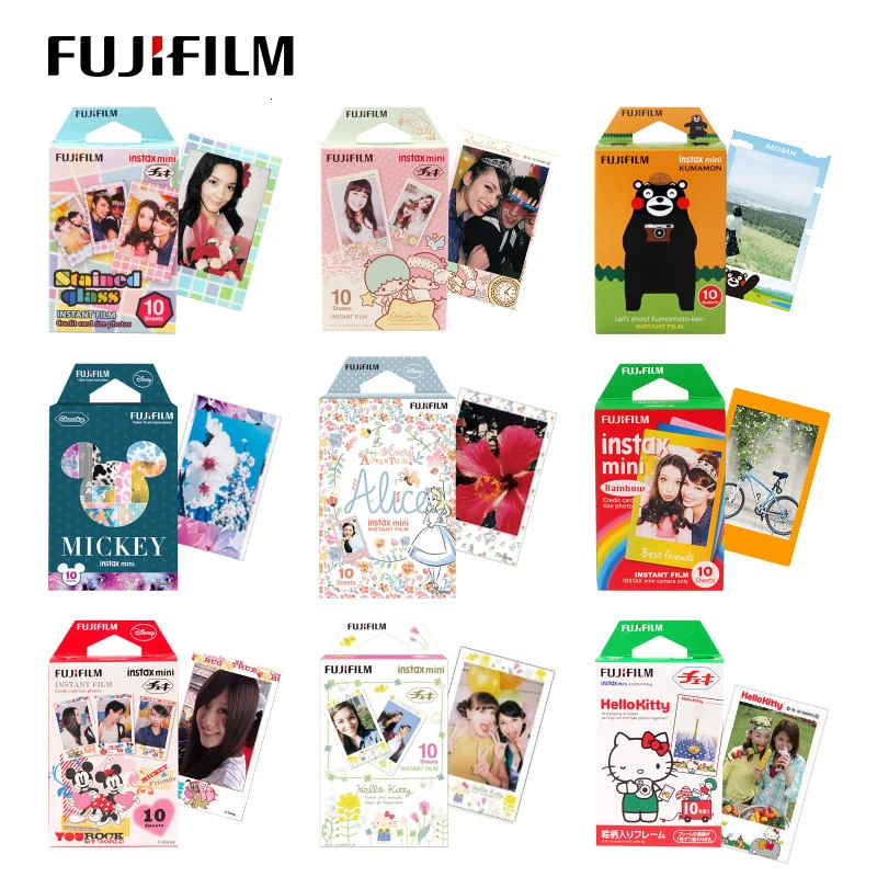 Fujifilm Instax Mini 8 пленка 10 листов Синий Rilakkuma hello kitty Fuji фотобумага для 70 50s 7s 90 25 SP2 LOMO мгновенная камера