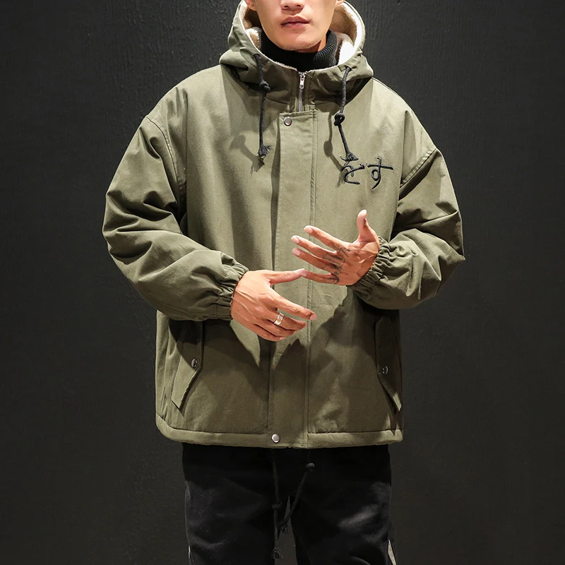 Мужская Новая модная зимняя куртка Толстая Повседневная Верхняя одежда куртки