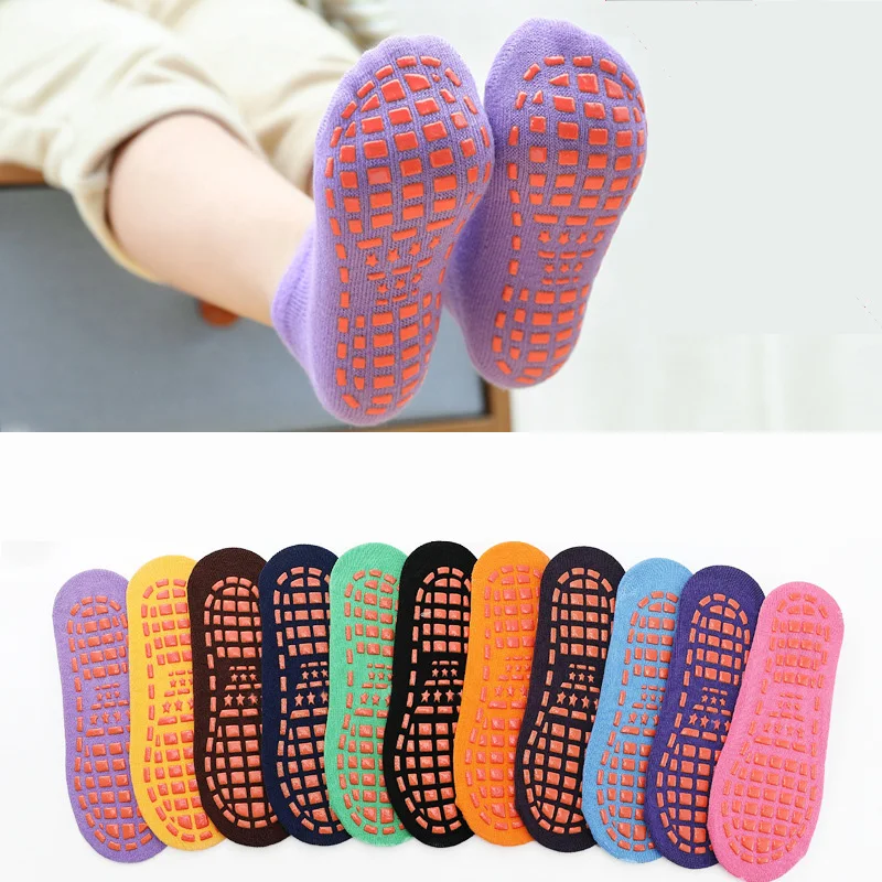

2020 socks for kids Breathable Sweat-absorbing trampoline socks. yoga socks for adult. Cotton Socks Stylish Durable