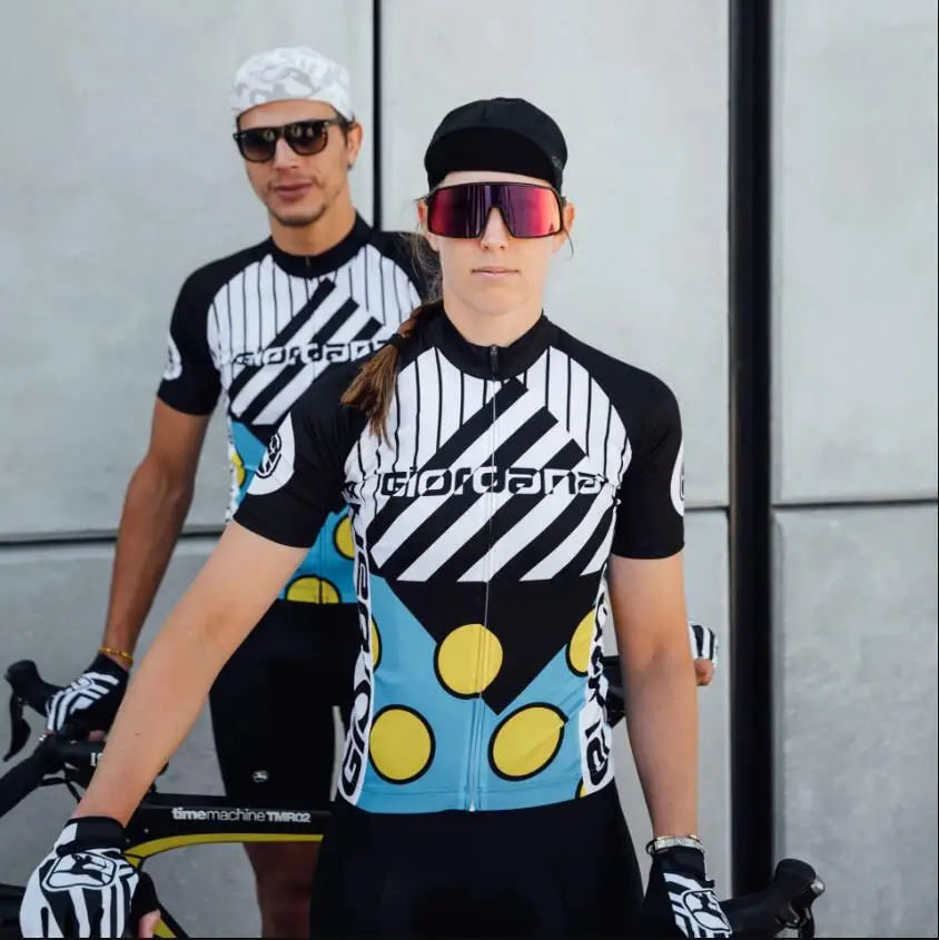 Женский Ретро черный Pro Велоспорт Джерси летняя Дышащая MTB велосипедная одежда