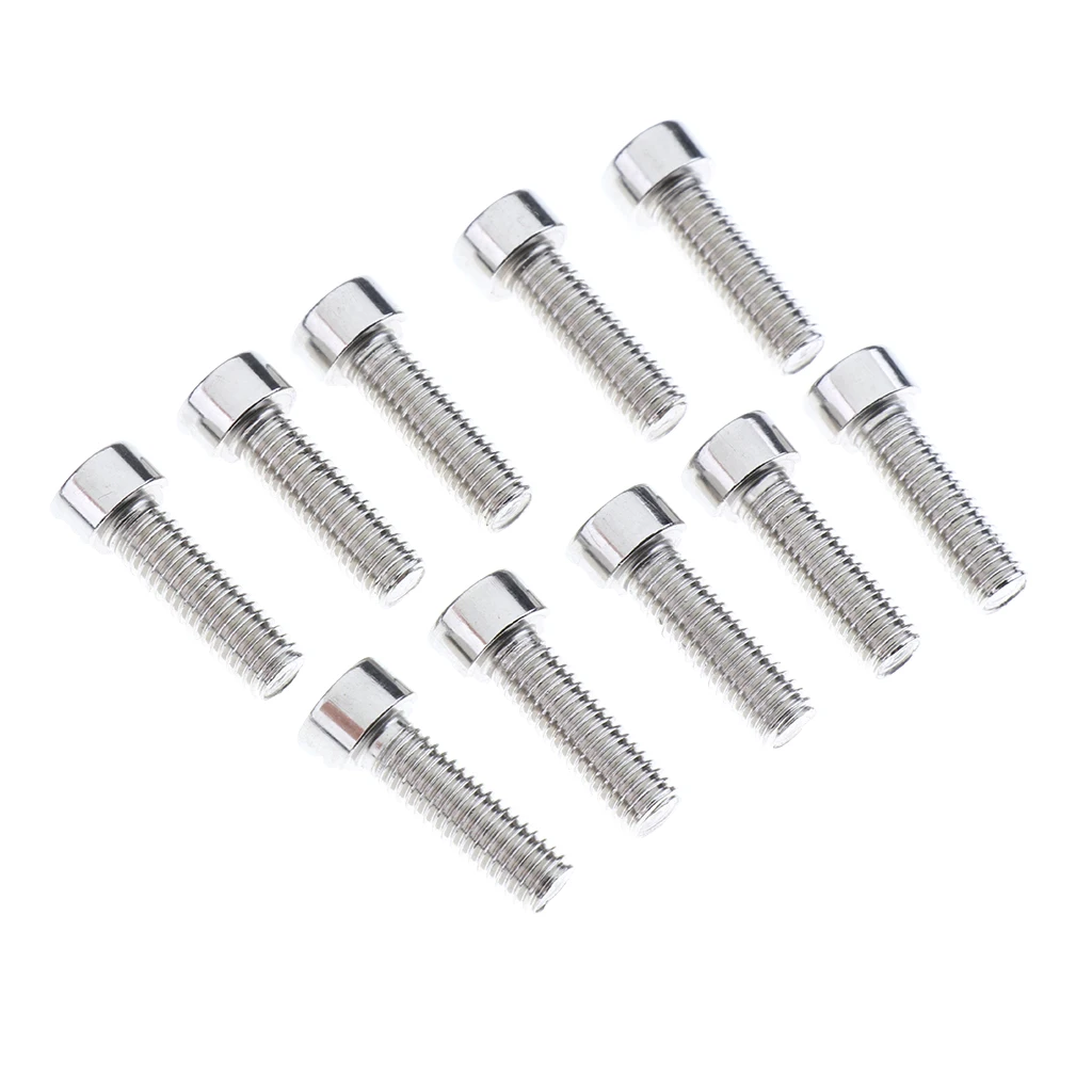 

10 Pieces Water Bottle Holder M5 Screws Made of Stainless Steel -