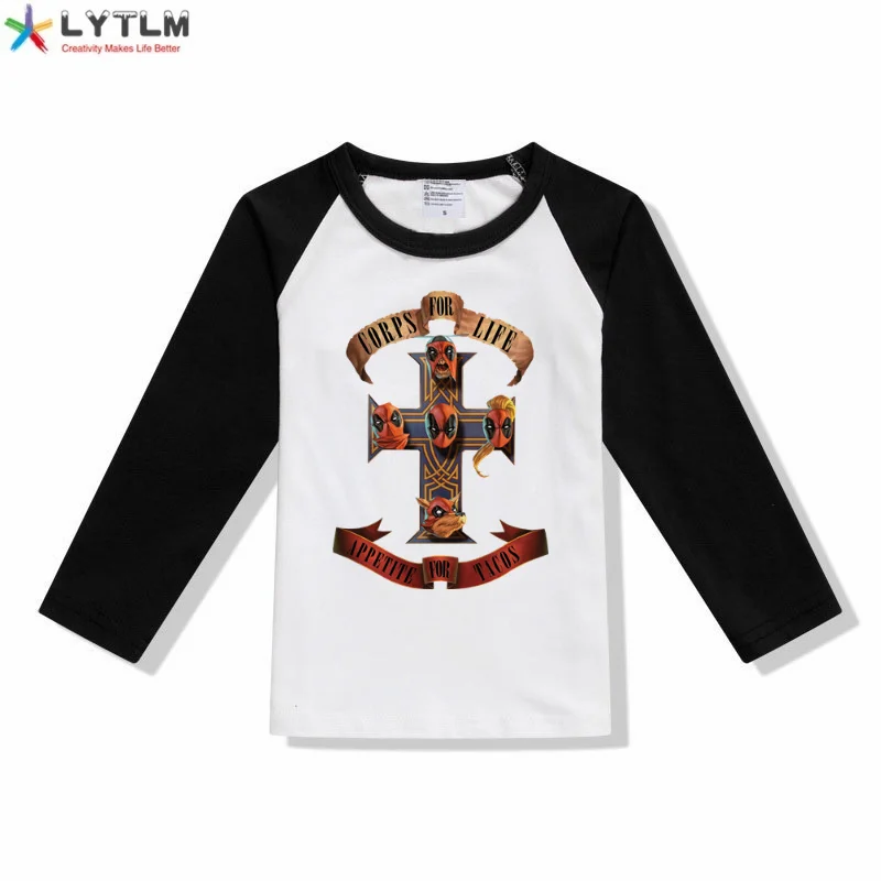 Детский костюм LYTLM Дэдпул топ для девочек и мальчиков одежда 4 6 8 10 лет Осенние