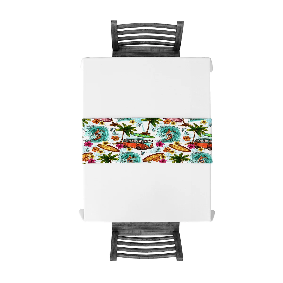 Мультяшная пляжная дорожка для серфинга планшетофон кухни Настольная ужина