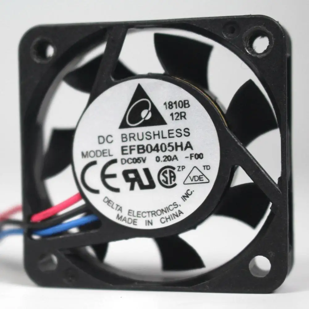 Новый оригинальный EFB0405HA 5V 0.20A 4010 3-жильный шасси Процессор ноутбук 4 см вентилятор охлаждения