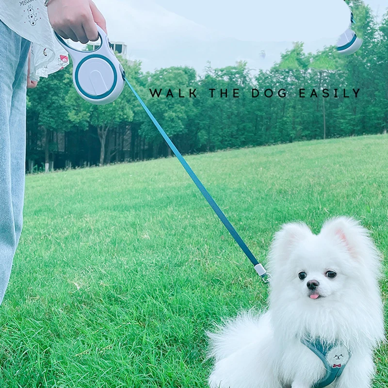 

3m/5m Dog Leash Automatic Retractable Dog Extension Walking Running Lead Dog Accessories Traction Rope