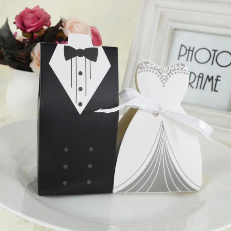 3 шт невесты и жениха конфет мешок французский спасибо Свадебные сувениры