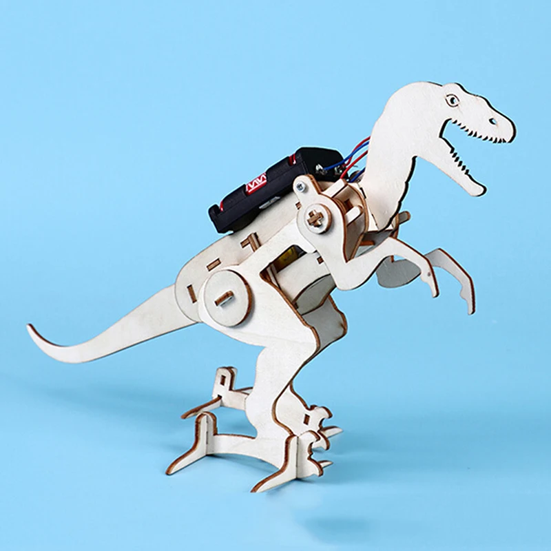 

2022 DIY научный набор, детский Инновационный Электрический Строительный набор, модель T Rex, интересная игрушка для мальчиков, физика, забавное ...