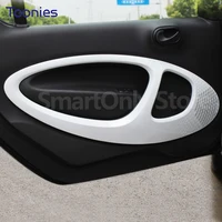 Car Door Panel Modification Protective Cover Carbon Style Interior Product Styling Accessories For Mercedes Smart 453 Fortwo