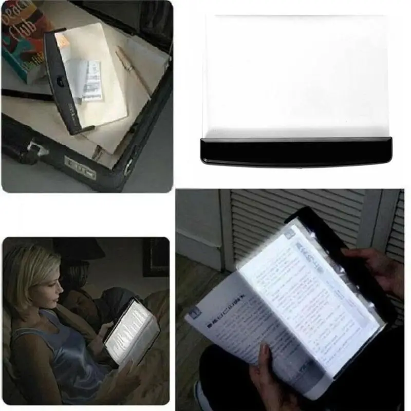 

Flat Plate Led Book Light Reading Night Light Bedroom Protect For Home Lamp Eye Desk Portable Led Dormitory Travel Z4W6