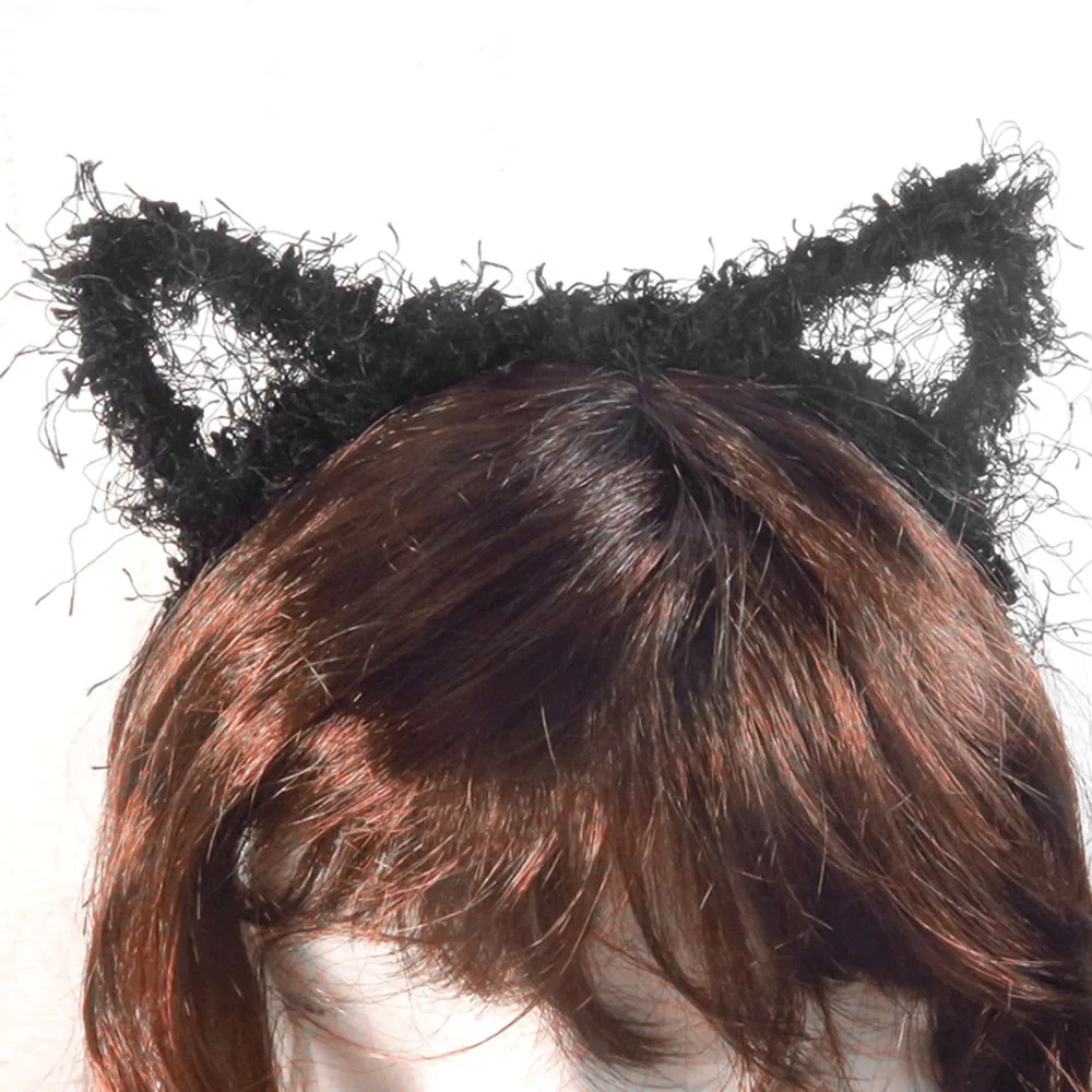 3 шт. праздничная Новинка 2020 повязка на голову с кошачьими ушками и блестками