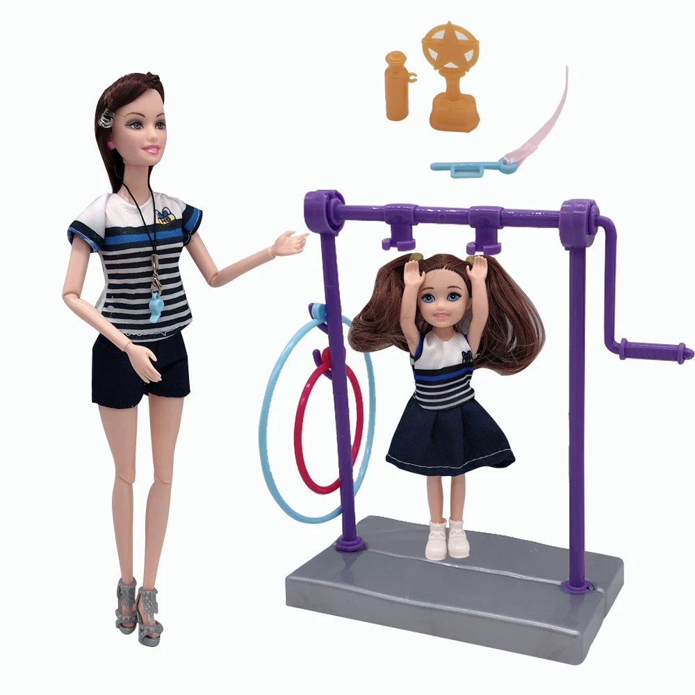 11 5/5 дюймов модные Барби Спортивные комбинированные наборы для мамы и ребенка
