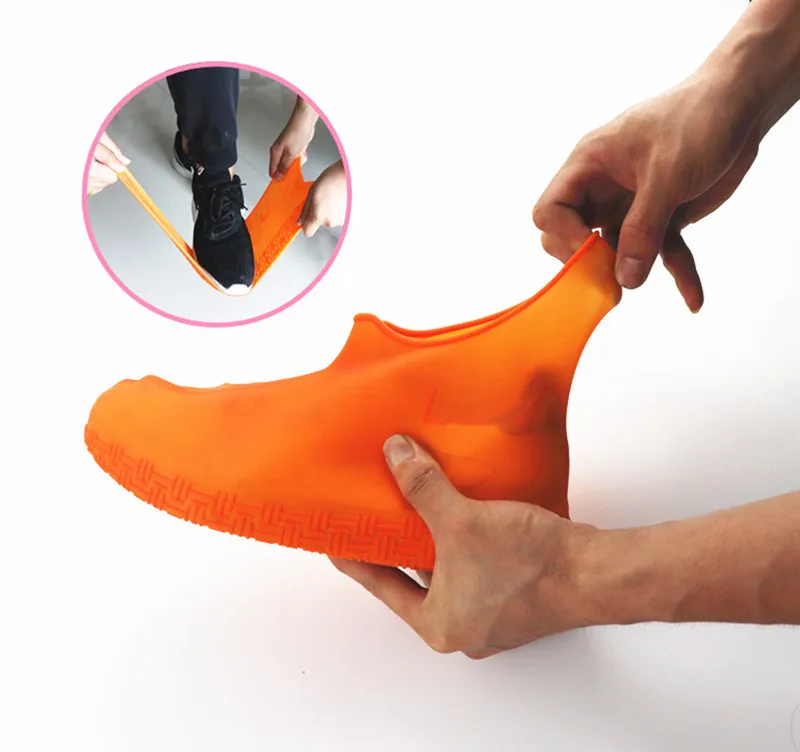 

2020 Hot Sale Fashion Safety Waterproof Silicone Gel Shoes Cover Rain Shoes