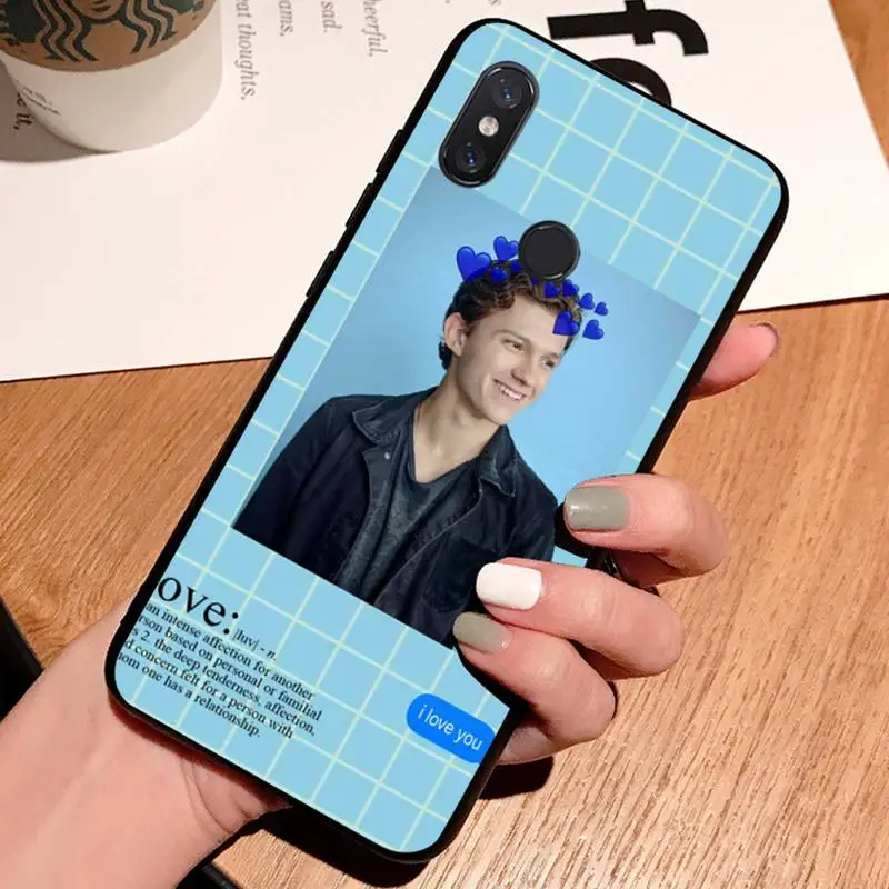 

Tom Holland celebrity Actor Phone Case For Xiaomi Redmi note 7 8 9 t k30 max3 9 s 10 pro lite high quality Anti-fall capa