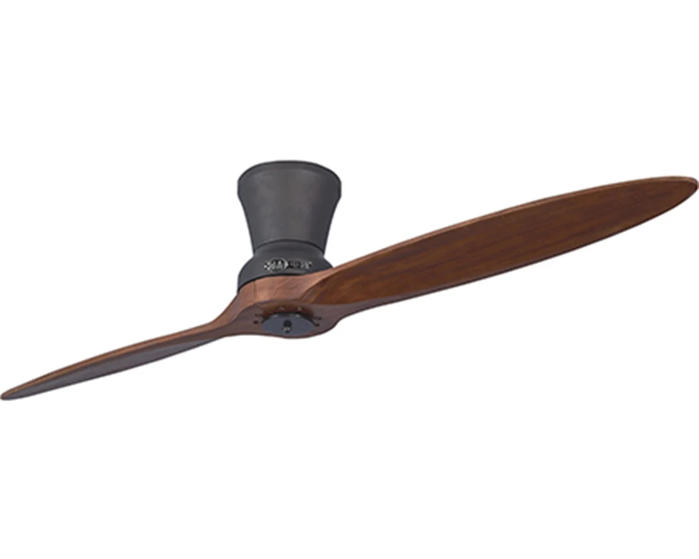 Черный деревенский промышленный деревянный потолочный вентилятор деревянные