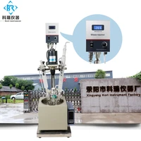 how to use 1l glass chemical sitirring reactor to heatmix and distillation with sus304 wateroil bath and condensor flask