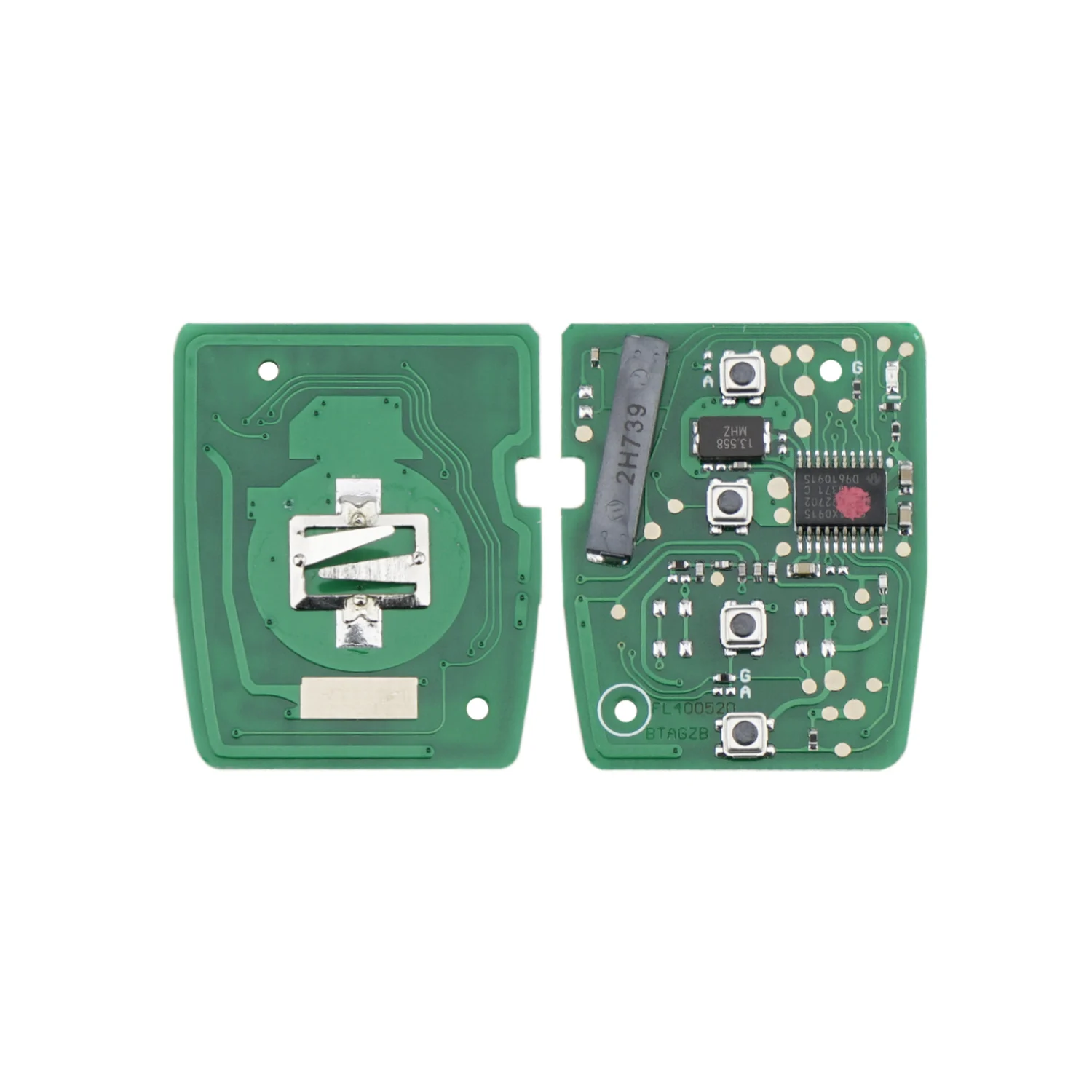 

QWMEND Remote Car Key for Honda Accord CR-V CIVIC 2016-2017 for Honda Key Fob 433mhz 47 Chip 3+1 4 Buttons MLBHLIK6-1TA