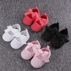 Летняя обувь с цветочным декором для новорожденных девочек 0-18 месяцев
