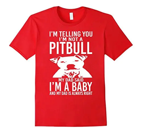 A Pitbull мой папа сказал что я забавная футболка для детей популярный стиль мужские