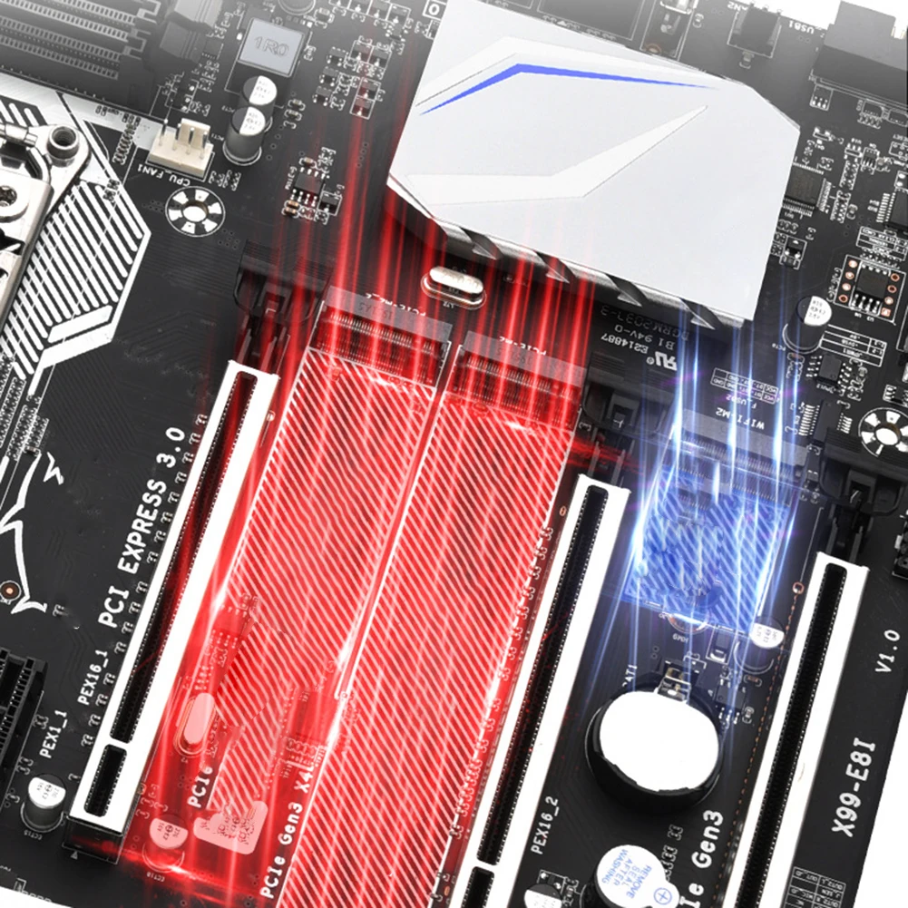 Online Motherboard Set X99 E8I Motherboard USB 2,0 M.2 NVME Slot SSD Speicher Motherboard Unterstützung DDR4 LGA2011-3 V3/V4 Speicher