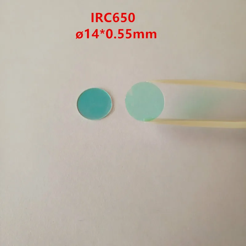 14*0 55 мм Инфракрасный режущий поглощающий фильтр Irc650 видимая фотопередача через Uv