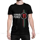 Мужская футболка с круглым вырезом, гоночная футболка с логотипом Сержио Переса, Формула 1 F1, новинка, унисекс, футболка унисекс, 2021
