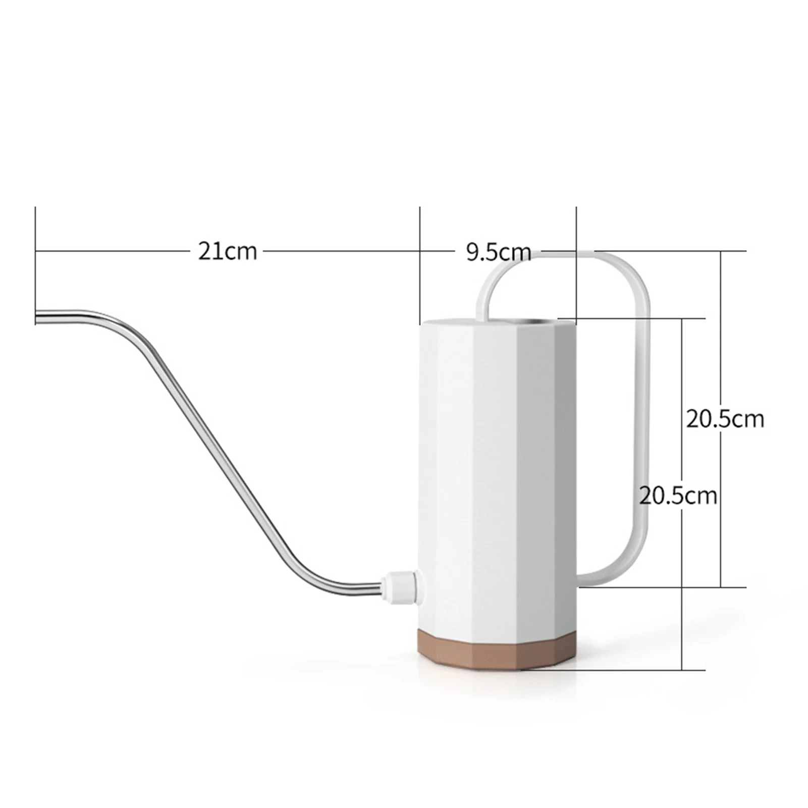 

1.2L Garden Watering Pot Long Mouth Plastic Watering Can Container Flowers Plants Succulents Fertilizing Spraying Kettle