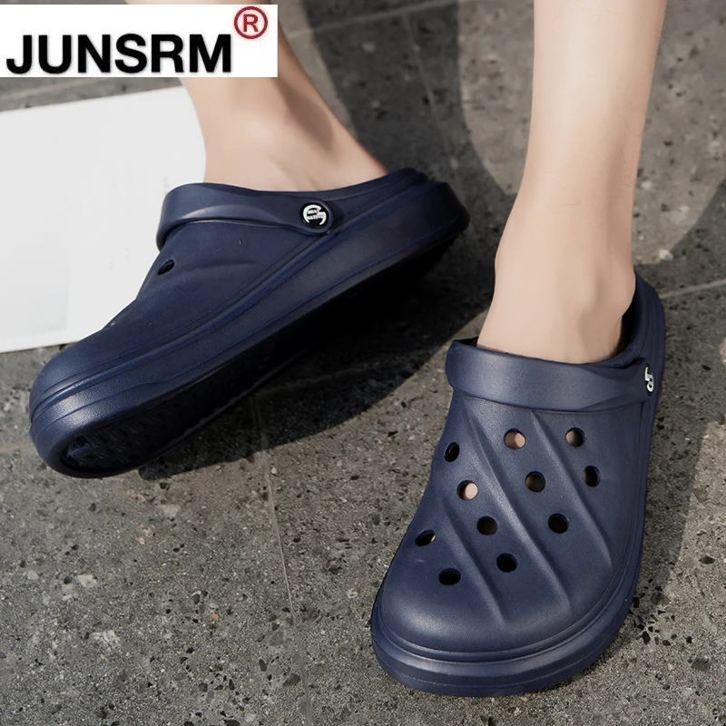 

Men's Summer Beach Sandals Male EVA Shoes Light-weight for Man Outdoor Anti-odor Slip-on Clogs