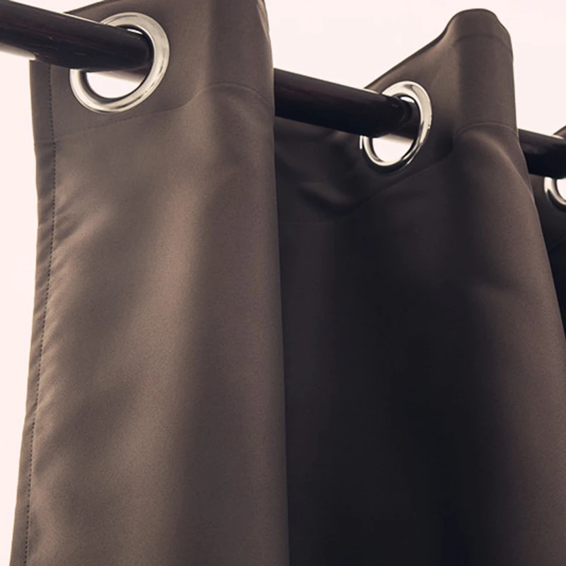 Новые корейские однотонные короткие затемненные шторы для спальни/гостиной