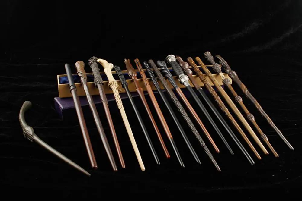 

Newest Iron Core HP The Elder magic wand wand 36cm Dumbledore scripture Edition Non-luminous wand Free shipping