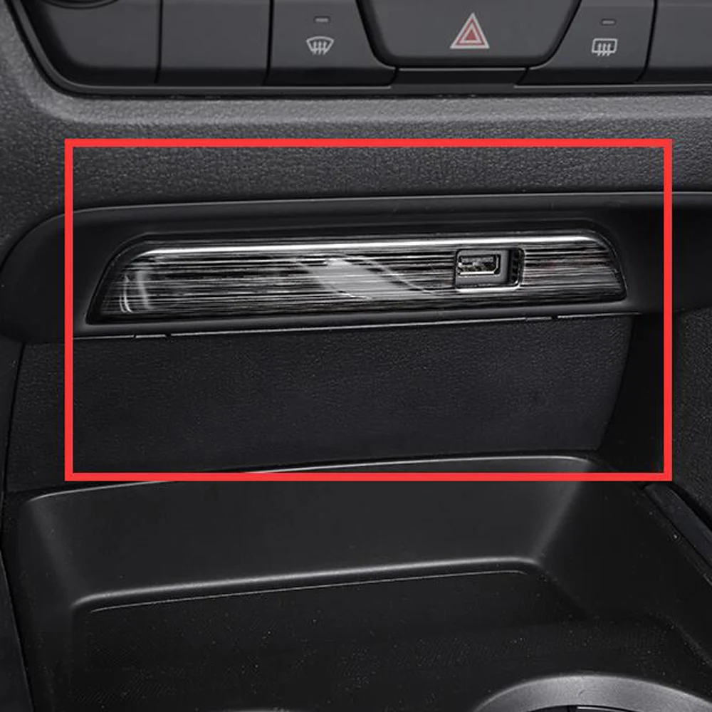 

Fit For Mazda CX30 CX-30 2020 2021 Car Styling Usb Button Panel Frame Decorative Frame Protective Sticker Trim Cover Accessories