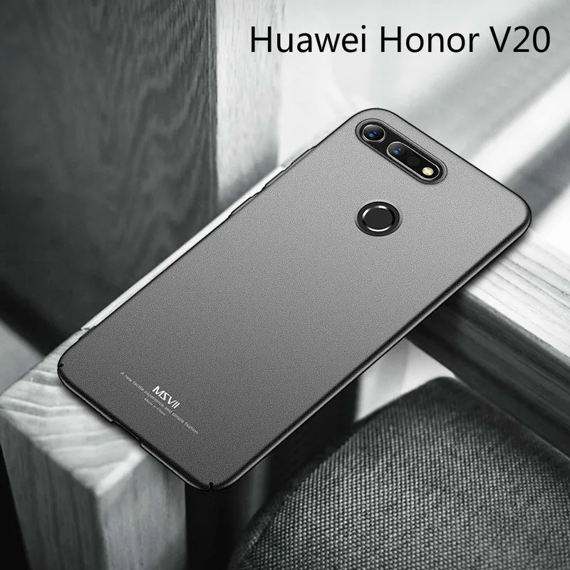 Чехол Msvii для Huawei Honor V20 Матовый Жесткий чехол-накладка View 20 ультратонкие