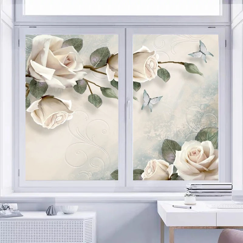 Индивидуальный размер 3D оконная стеклянная пленка дверная наклейка s