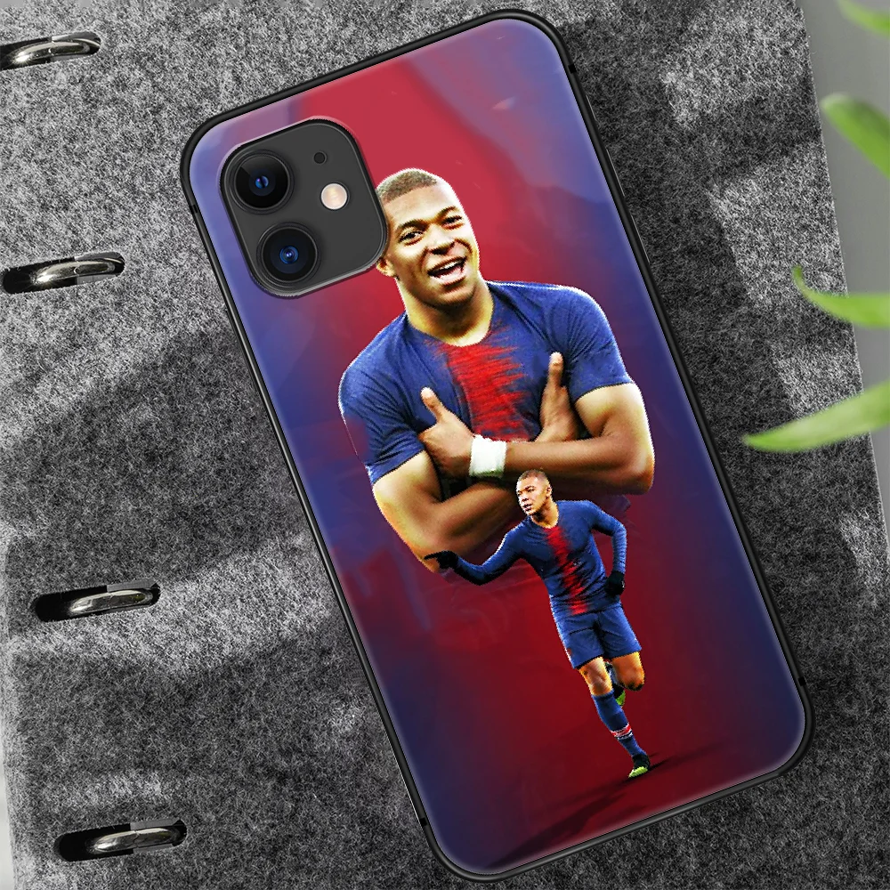 

Mbappe football star 7 Phone Case Cover Hull For iphone 5 5s se 2020 6 6s 7 8 12 mini plus X XS XR 11 PRO MAX black Etui Trend