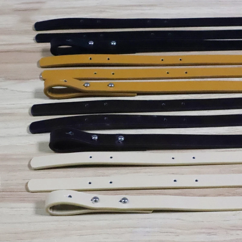 1pc High Quality PU Leather Handbag Shoulder Handle Strap Brown Black Long Shoulder Strap for DIY Handmade Woven Bag Accessories